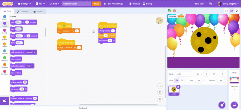 Create the ones counter sprite gif