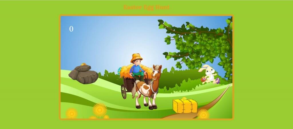 JavaScript Easter Egg Hunt Complete Game