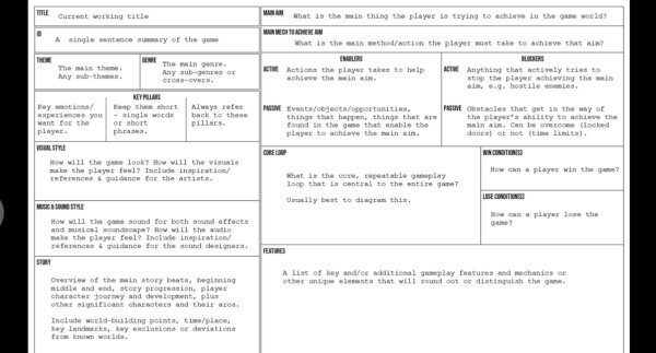 Game design document
