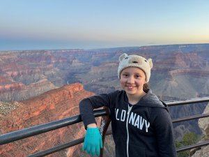 Hollace at the Grand Canyon