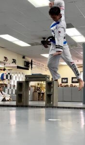 An accomplished Taekwondo athlete