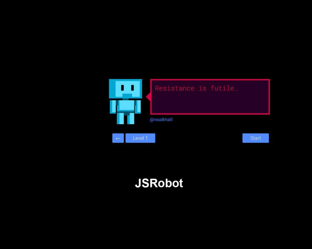 js robot javascript coding game for kids