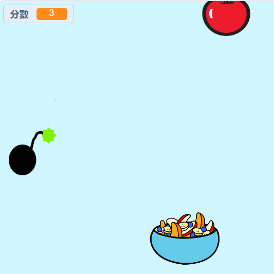 Easy fruit salad scratch game
