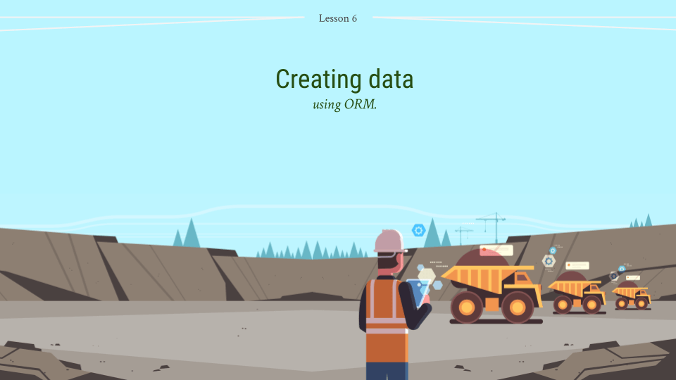Object Relational Mapping class lesson 6