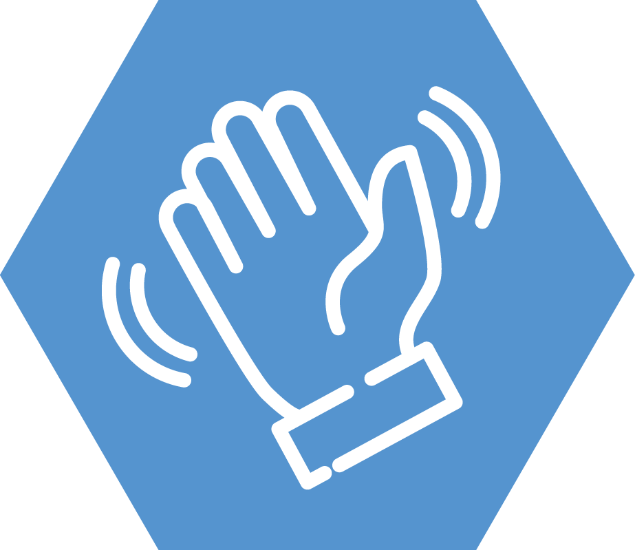 Body language communication icon