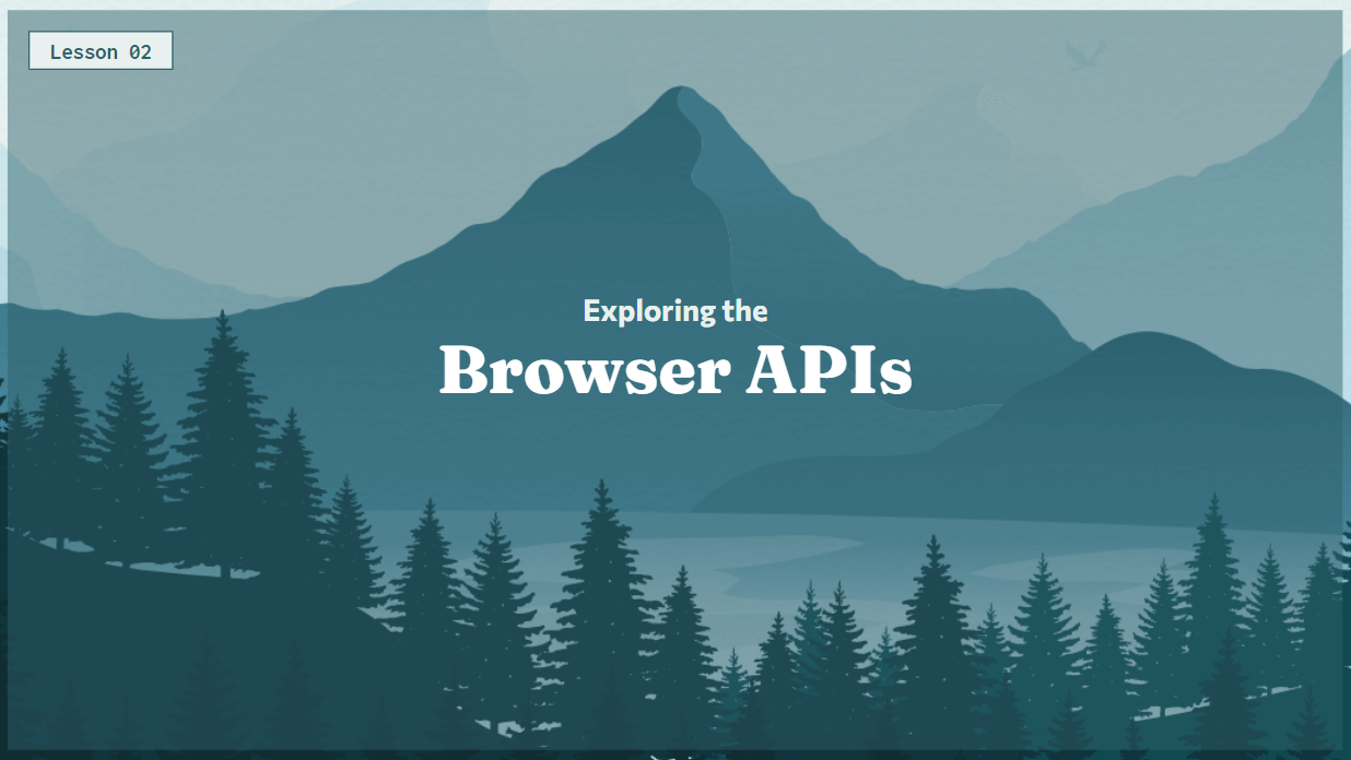 Application Programming Interfaces Lesson 2
