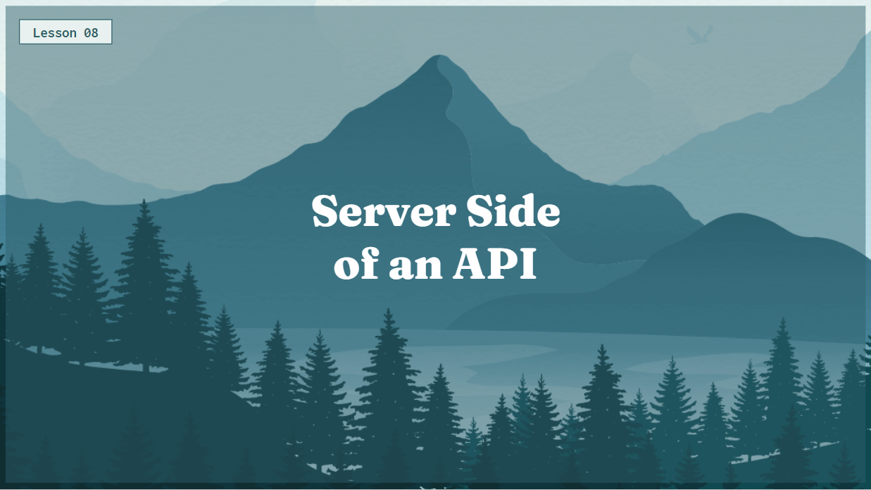 Application Programming Interfaces Lesson 8